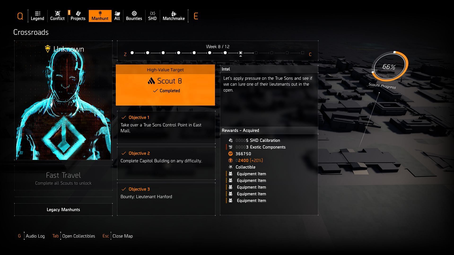 The Division 2 Week 8 Manhunt guide to find High Value Target.