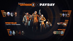 The Division 2 x Payday collab details: Rewards, runtime, Twitch Drops, and more