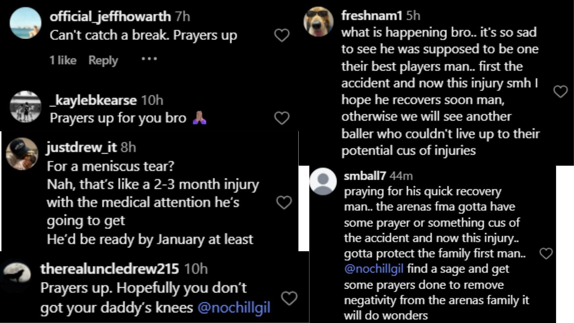 Fans react as Alijah Arenas reportedly suffers season season-ending injury