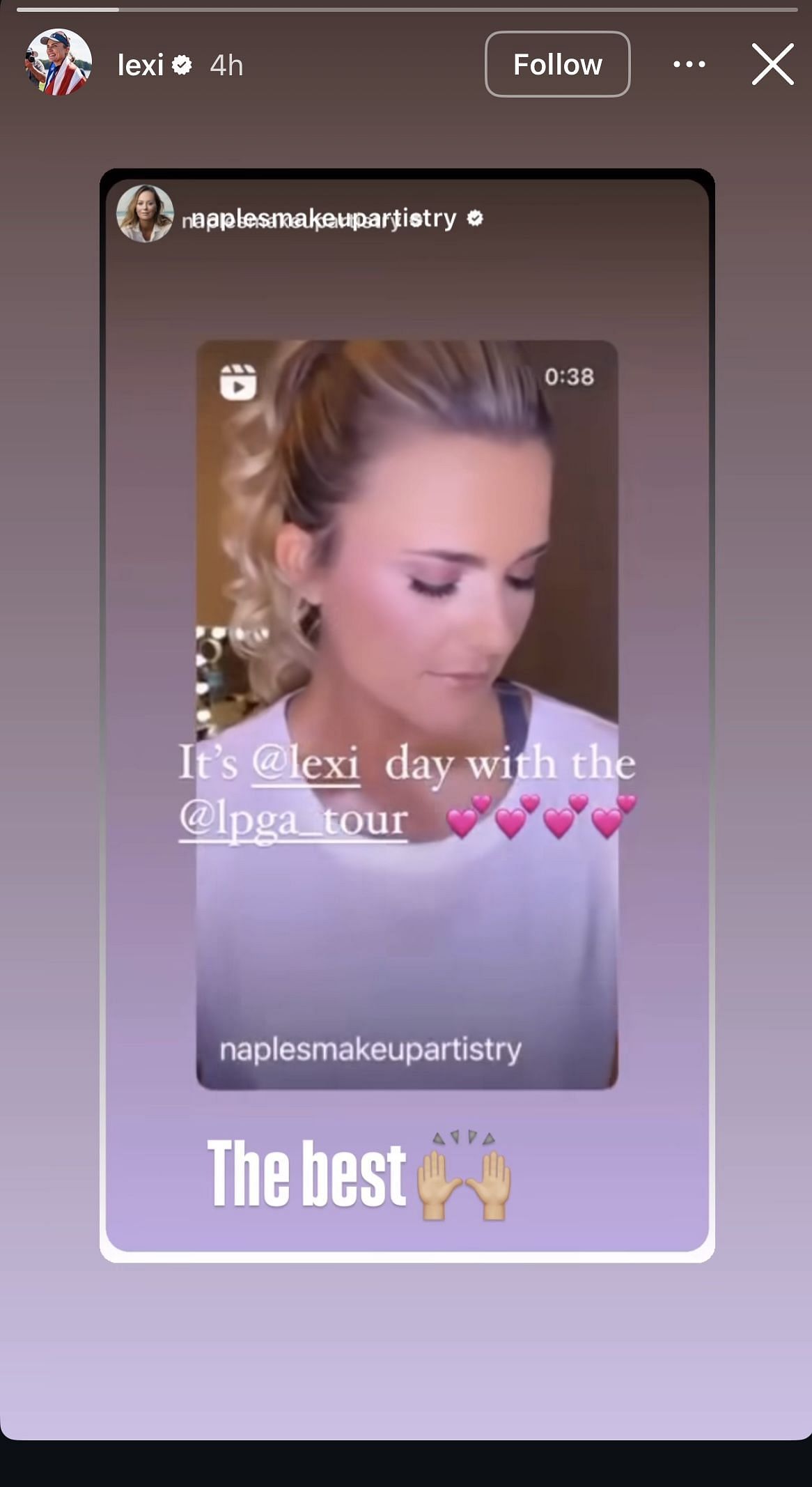 Still taken from Thompson&#039; s Instagram Story _ Image Soure: Instagram/@lexi