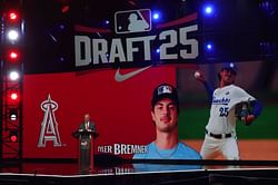 Tyler Bremner delivers tearful tribute to late mom after going No. 2 in MLB Draft