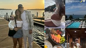 J.J. McCarthy’s pregnant fiancée Katya Kuropas shares glimpses of their babymoon [In Pics]