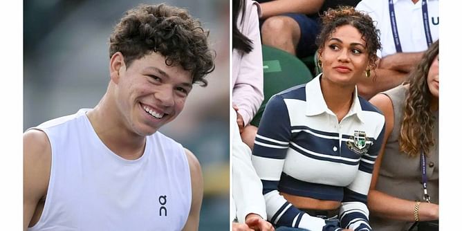 PICTURES: Ben Shelton's girlfriend Trinity Rodman steals the show at American's controversy-filled Wimbledon 2R encounter