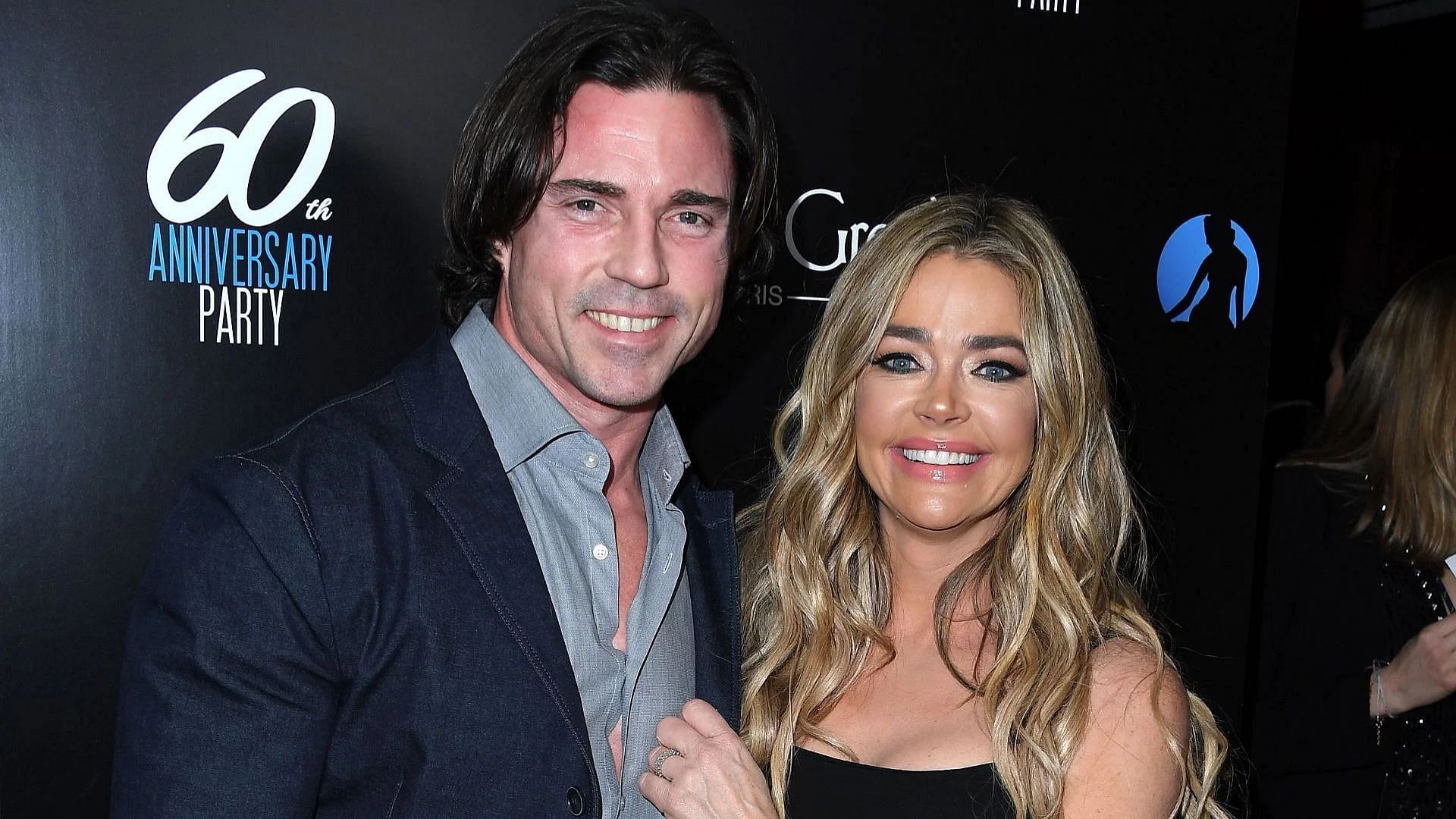 Aaron Phypers and Denise Richards at the HSH Prince Albert II Of Monaco Hosts 60th Anniversary Party (Image via Getty)