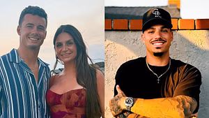 Ladd McConkey's wife Sydney drops 2-word reaction to WR bonding with ‘Love Island’ star Jose Garcia at Chargers camp