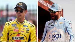 WATCH: An angry Joey Logano walks over to confront Ross Chastain after chaotic Chicago race