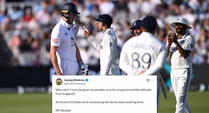 "RIP Bazball" - Fans react to last over drama featuring England openers on Day 3 of ENG vs IND 2025 3rd Test
