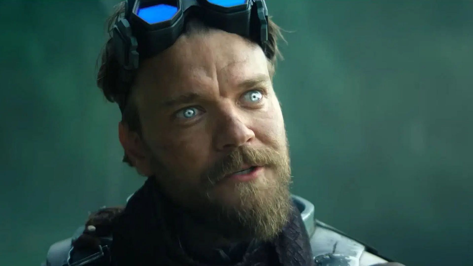 Pilou Asb&aelig;k as The Mule from the series (Image via YouTube/Apple TV)