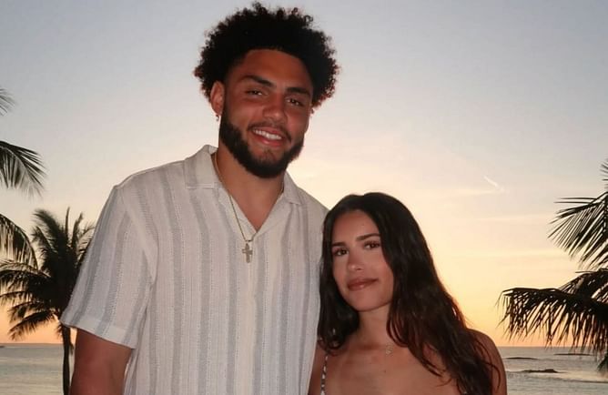 Drake London's GF Sofia Rose jots down heartwarming message to celebrate Falcons WR's 24th birthday