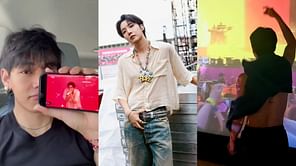 "Fanboys mode activated"– Fans in awe as BTS' Jimin and Taehyung cheer for j-hope's Lollapalooza Berlin stage from LA livestream