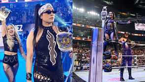 Raquel Rodriguez seen with another female WWE star after replacing Liv Morgan with Roxanne Perez