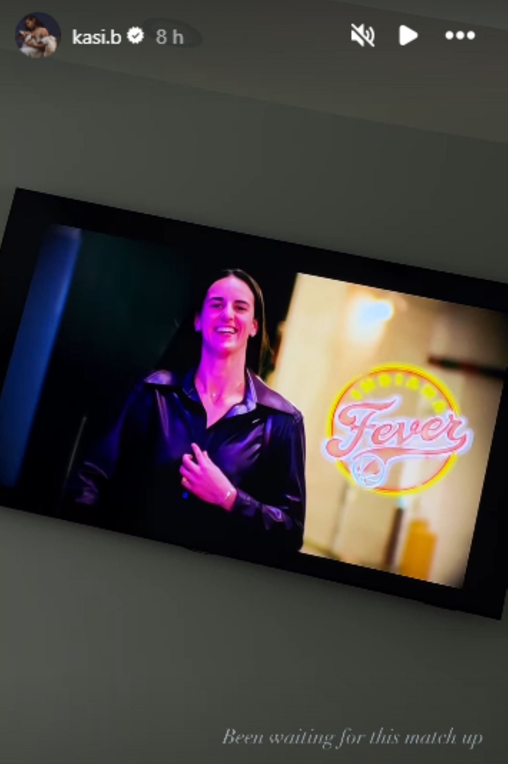 Screengrab of Kasi Bennett&#039;s Instagram story [Image Source : Kasi Bennett&#039;s Instagram]