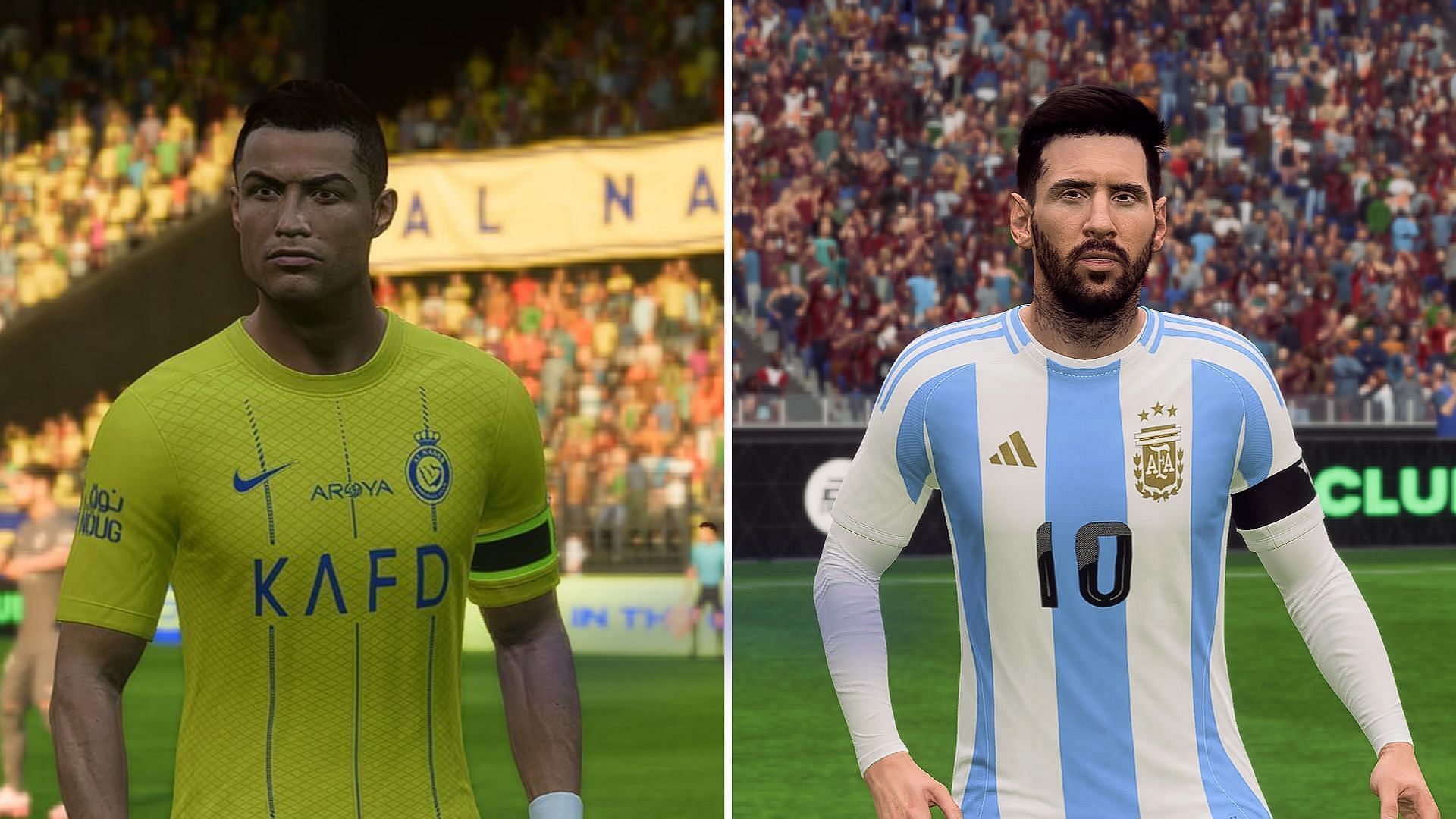 Lionel Messi and Cristiano Ronaldo EA FC 26 ratings leaked