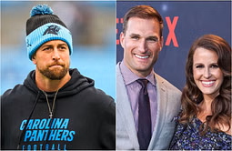 Kirk Cousins enjoys romantic sunset with wife Julie and Adam Thielen's family ahead of Falcons training camp [PHOTO]