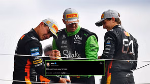 "McLaren is so easy to hate": Fans left furious as Lando Norris and Oscar Piastri seemingly ignore Nico Hulkenberg in the podium celebrations