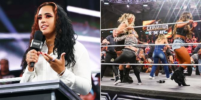 The Rock's daughter Ava announces 6 new names for WWE Evolution battle royal; brawl erupts among multiple women