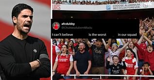 "We need to sell him", "Not sure what to do with him" - Arsenal fans unhappy with star's showing despite their 1-0 win over AC Milan