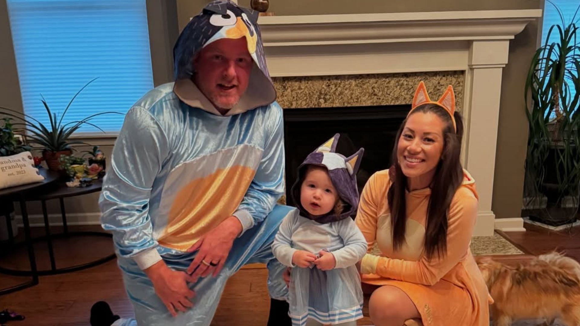 Pat McAfee, wife and daughter Mackenzie