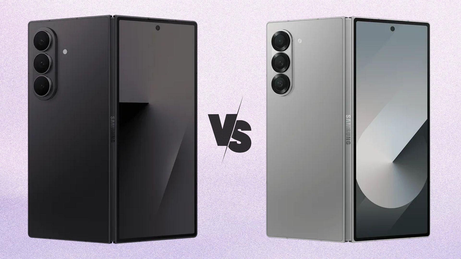 The Samsung Galaxy Z Fold7 vs Galaxy Z Fold6 comparison (Image via Samsung)
