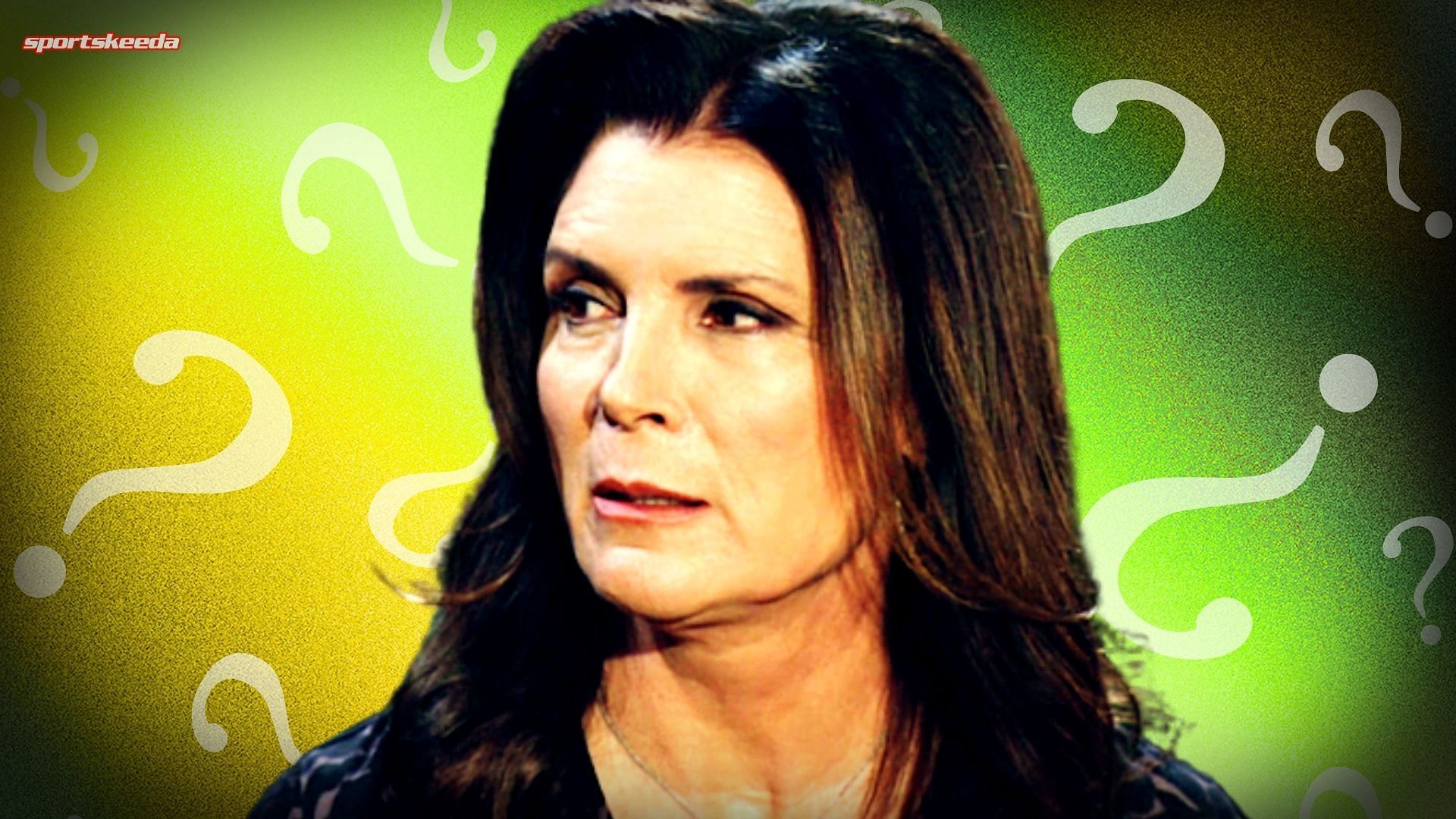 Kimberlin Brown as Sheila Carter Sharpe on The Bold and the Beautiful (Custom edit by Sportskeeda, Original image via CBS Network)