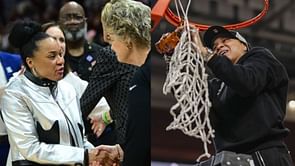 Analyst calls out Dawn Staley over "harmless" compliments from Iowa HC Lisa Bluder: “All that over being called bar fighters”