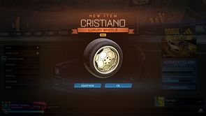 How to get Gold Cristiano Wheels in Rocket League for free