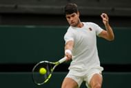 Carlos Alcaraz at Wimbledon 2025. (Photo: Getty)