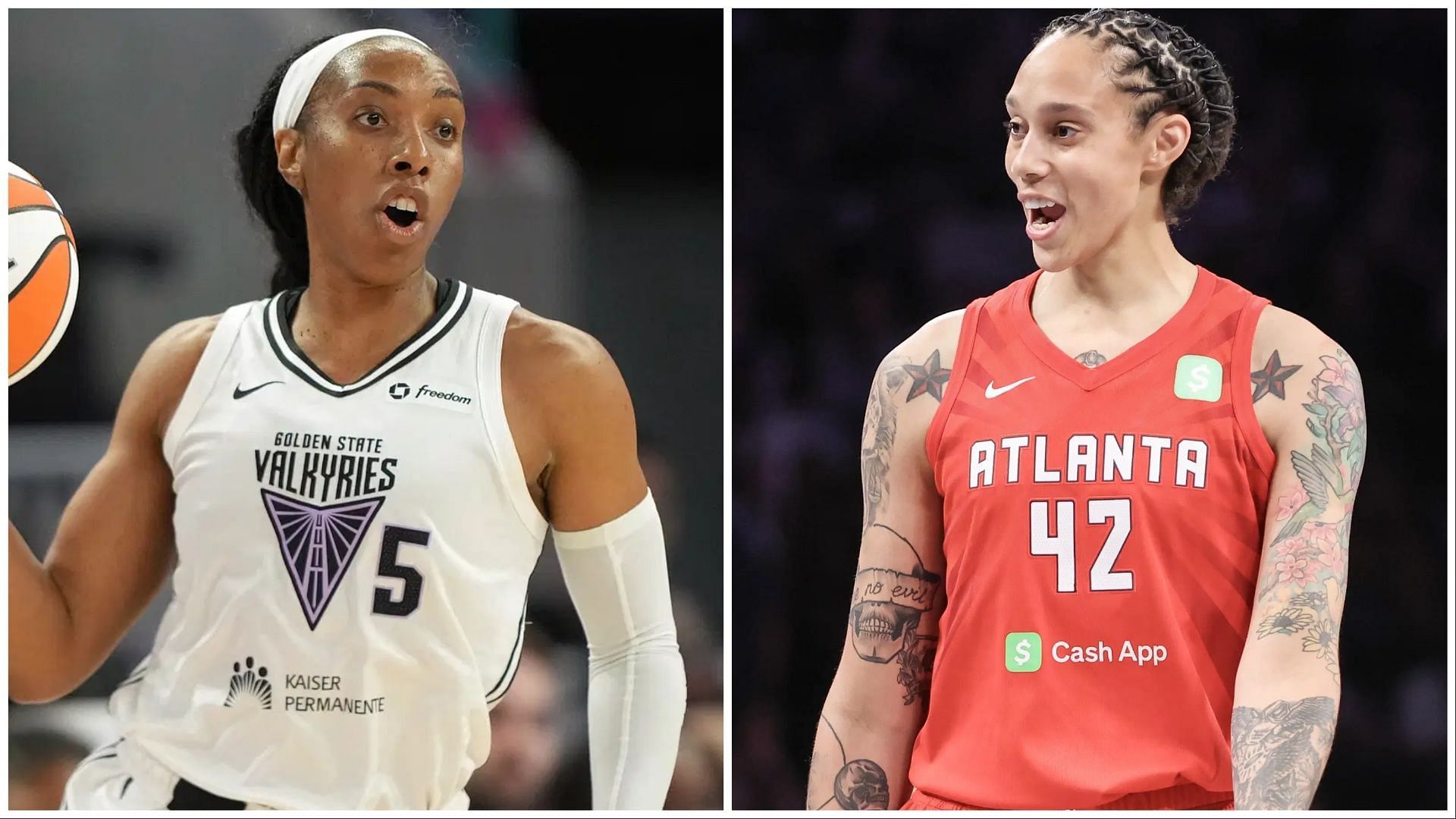 Golden State Valkyries vs Atlanta Dream Prediction and Betting Tips for July 7. (Photos: IMAGN)