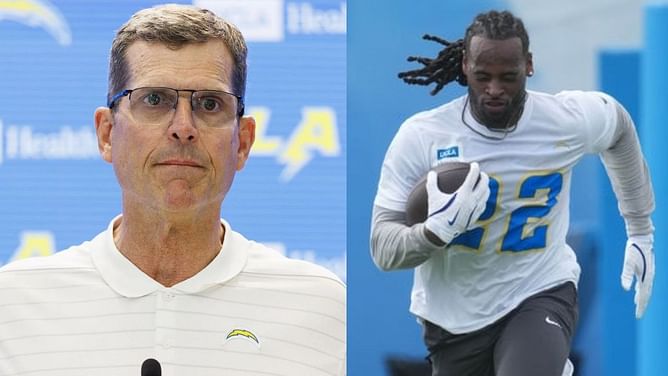 Chargers HC Jim Harbaugh weighs in as Najee Harris lands on injury list 19 days after fireworks accident damages eye