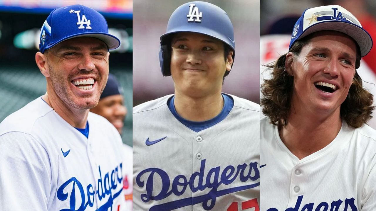 (Left to Right) Freddie Freeman, Shohei Ohtani, Tyler Glasnow (Images from - Getty)