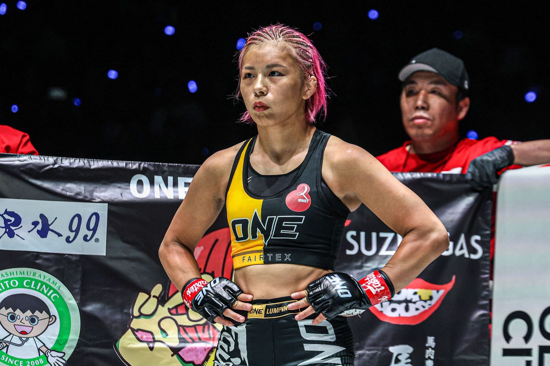 (Pictured) Japanese MMA star Ayaka Miura. [Image courtesy from ONE Championship]