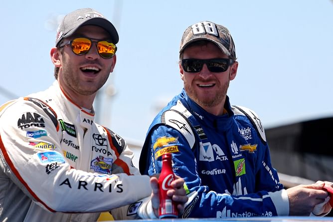 Dale Earnhardt Jr. reacts to No. 40 paint scheme tease linking Daniel Suarez to Jimmie Johnson's Legacy Motorsports