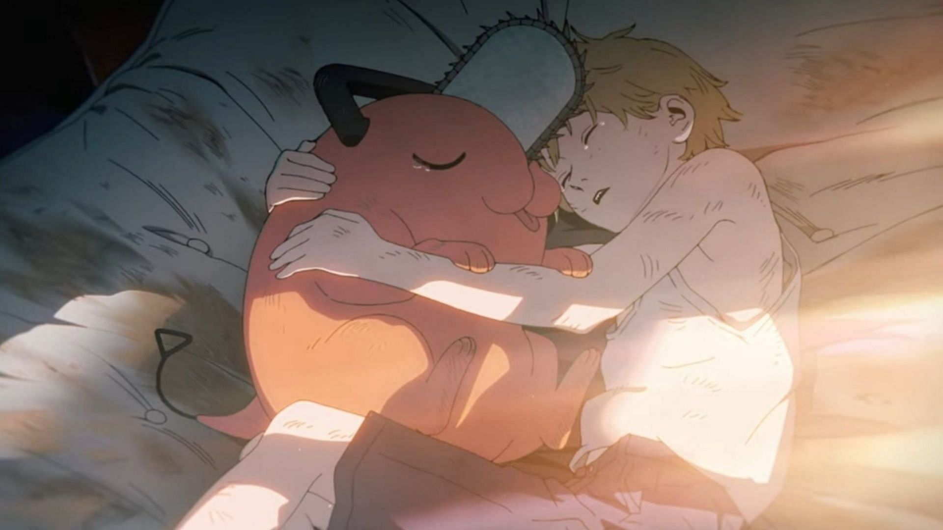 Denji and Pochita as seen in the anime (Image via MAPPA)