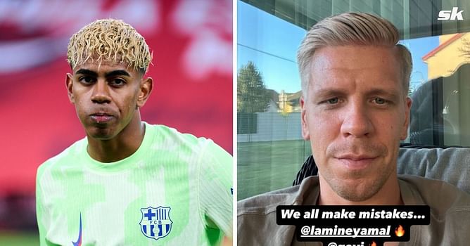 Lamine Yamal responds after Wojciech Szczesny suggests it was ‘mistake’ to copy his blonde hairstyle at Barcelona