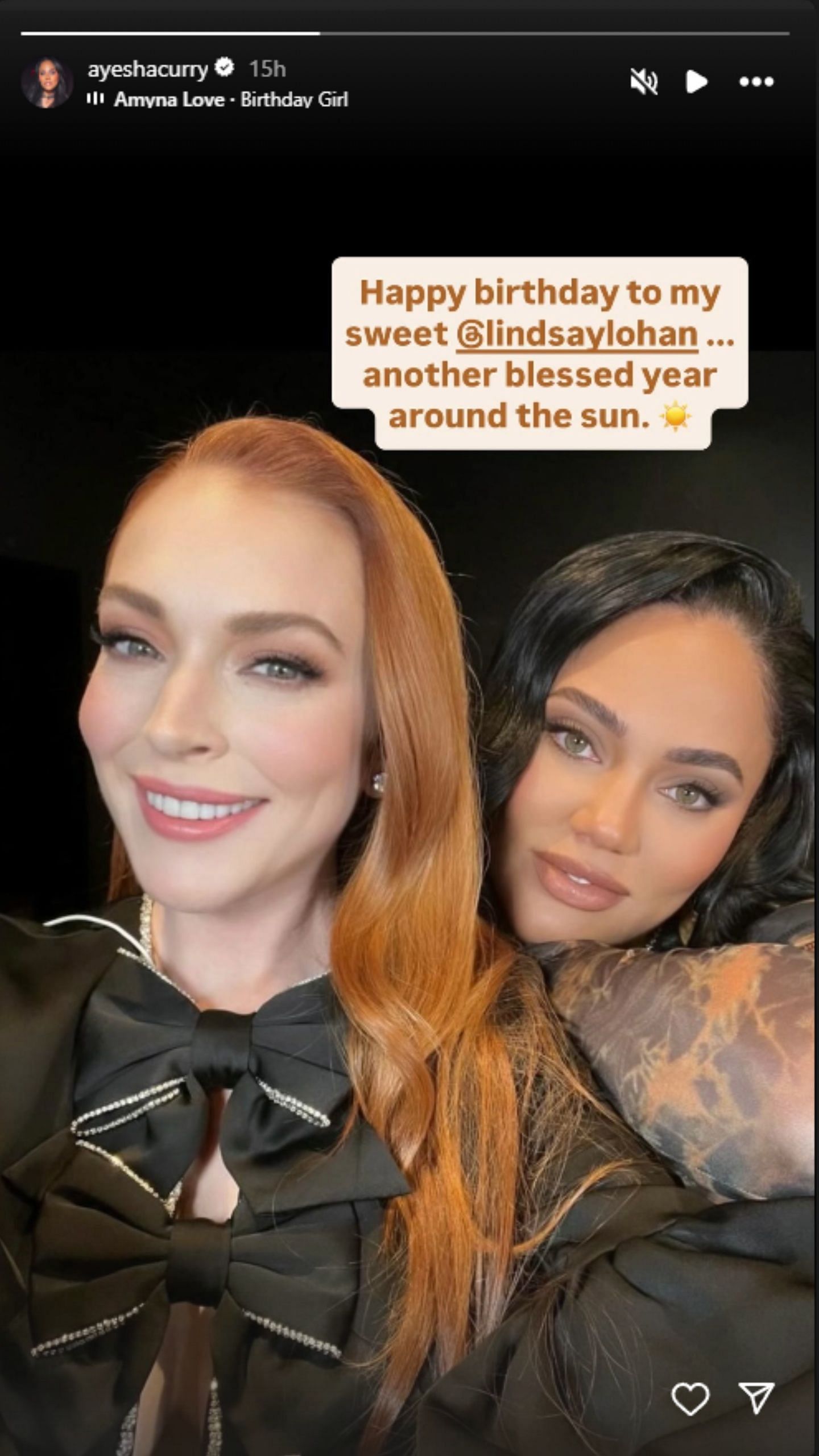 Ayesha Curry shared this on her Instagram account. (Photo: @ayeshacurry on IG)