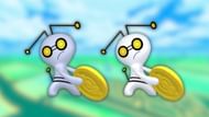 Gimmighoul and its shiny variant (Image via The Pokemon Company)