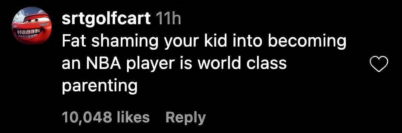 IG comment
