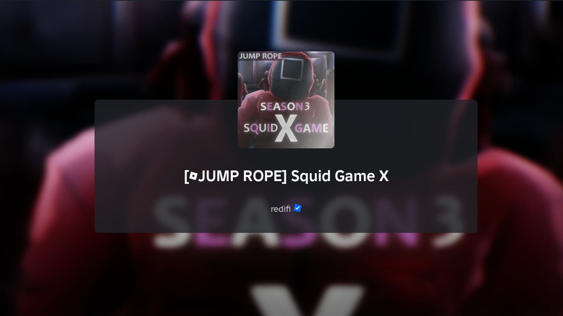 Squid Game X loading screen