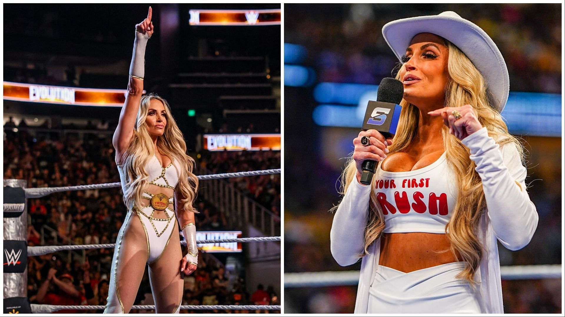 Trish Stratus is a WWE Hall of Famer. (Photos: WWE.com)