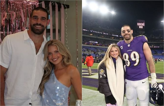 Mark Andrews' GF, Elena Yates, shares romantic sideline memory with TE from Ravens training camp visit