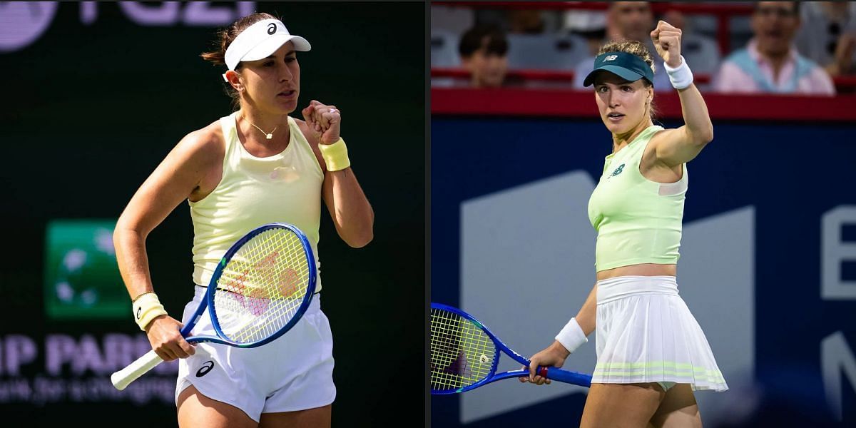 Belinda Bencic vs Eugenie Bouchard is one of the second-round matches at the Canadian Open 2025. (Photos: Getty)