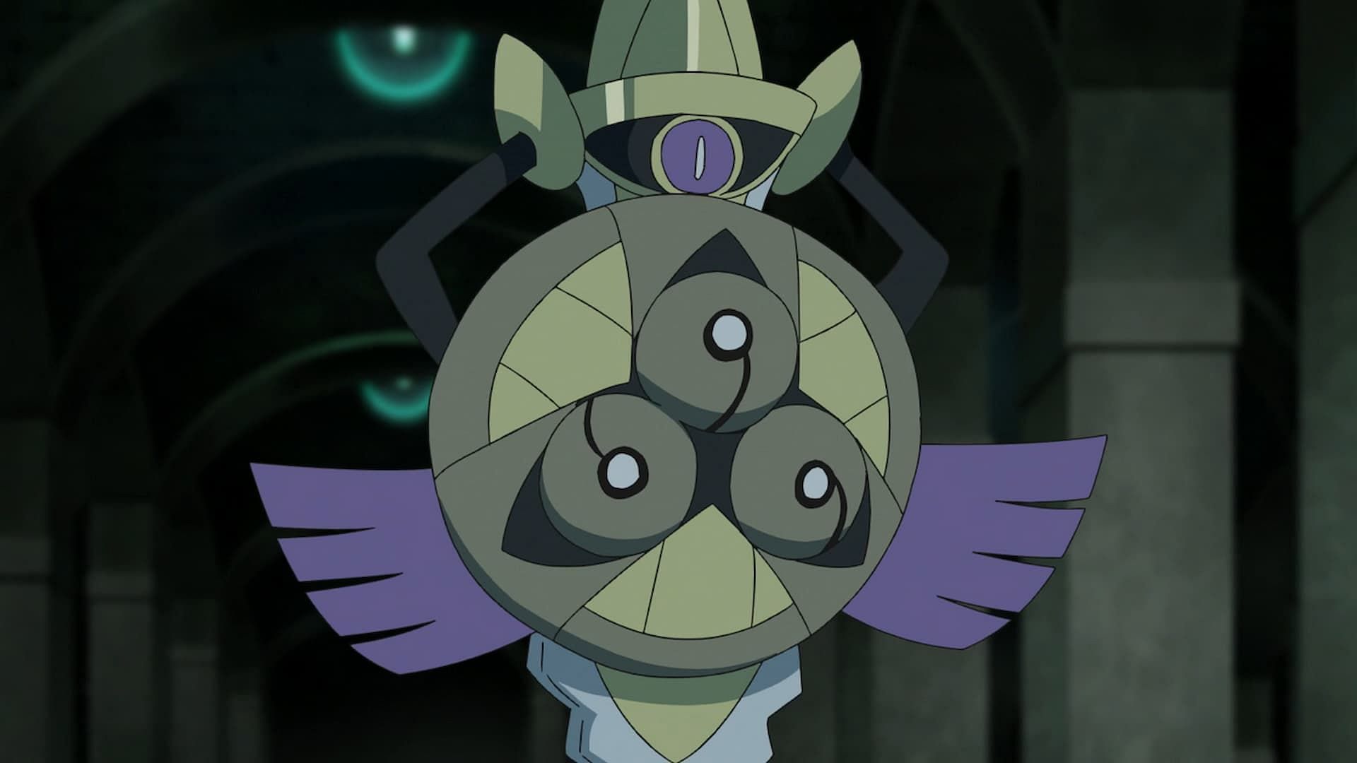 Aegislash as seen in the anime (Image via The Pokemon Company)