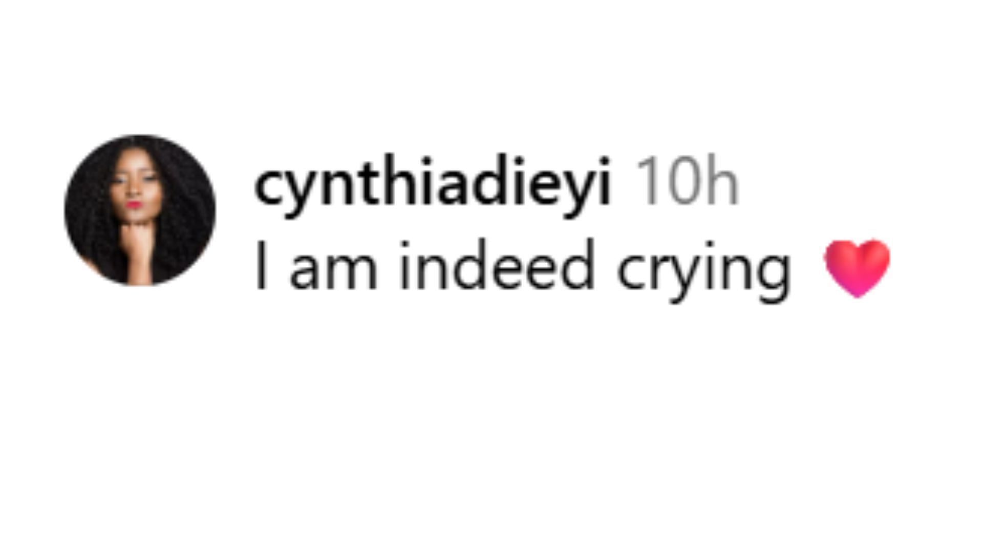 Top reaction for the Azzi Fudd article (Image Source: @overtimewbb/Instagram)