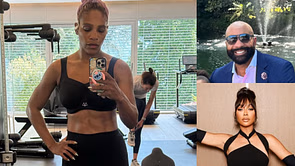 La La Anthony and Carlos Boozer react candidly as Serena Williams flaunts ripped body from different 'angles': "Preparing for summer"