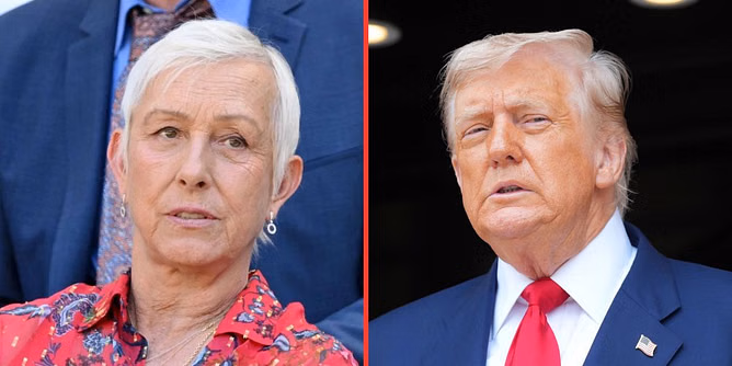 "Just can't help but cheat" - Martina Navratilova slams Donald Trump after President's questionable golfing moment goes viral