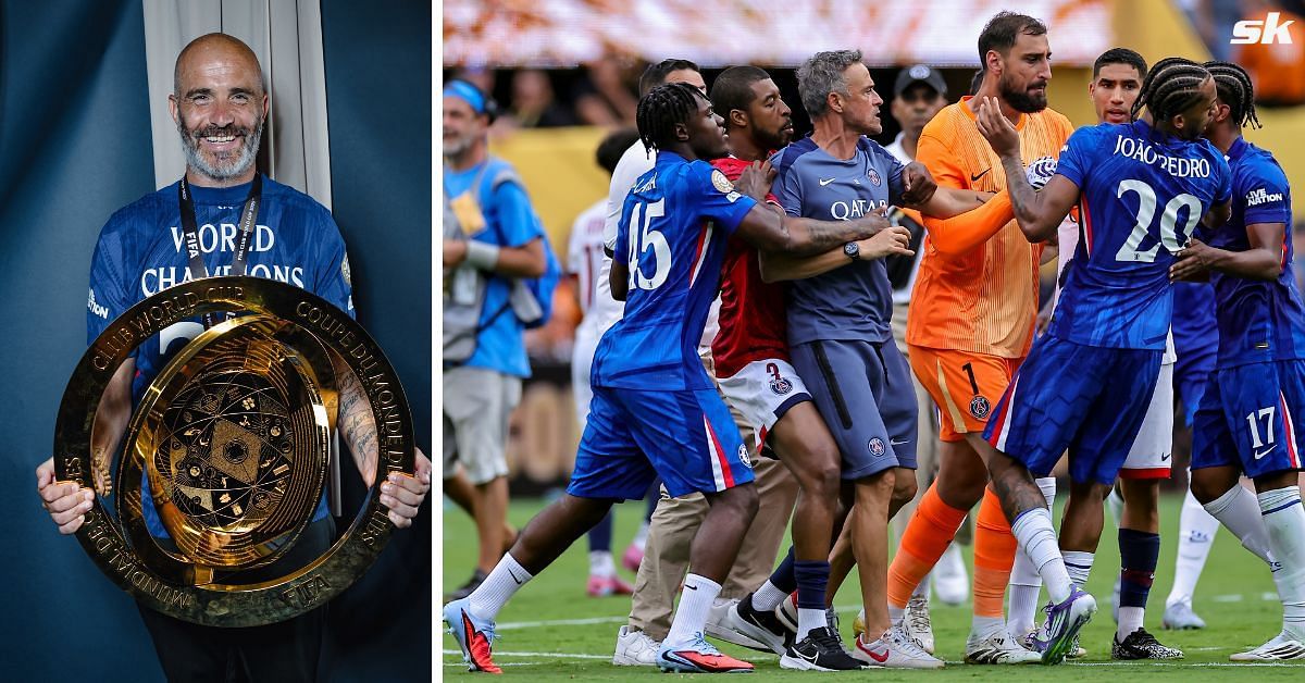 Chelsea manager calmed PSG star down after full time whistle