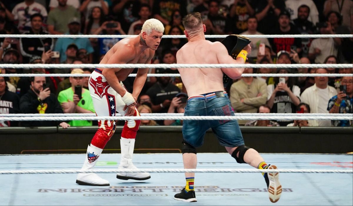 Cody Rhodes and John Cena. (Image via WWE.com)