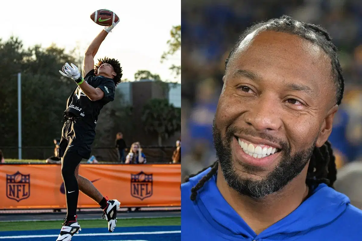  Larry Fitzgerald serves reality check to son Devin after Notre Dame commitment in inspiring letter (Image Credits - IMAGN/ devinfitzgerald111 Instagram)