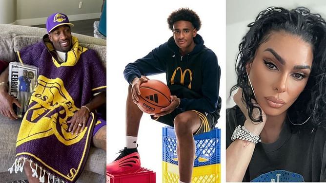 Gilbert Arenas and ex-wife Laura Govan react to Alijah Arenas' first snaps from USC practice