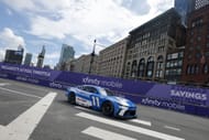 Denny Hamlin, driver of the #11 Progressive Toyota, drives during the NASCAR Cup Series Grant Park 165 at Chicago Street Course - Source: Getty